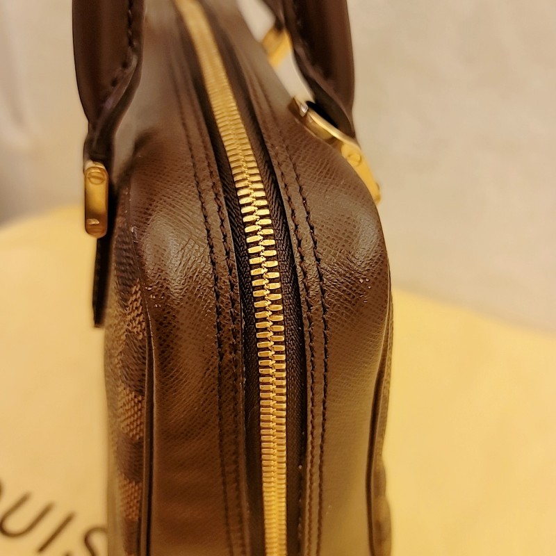 LV 棋盤格 巧克力豆腐包-4