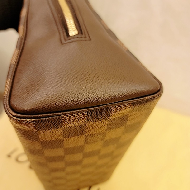 LV 棋盤格 巧克力豆腐包-5