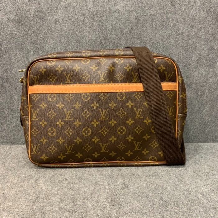 Louis Vuitton LV 老花字紋 大款記者包 斜背包/肩背包/男包-0