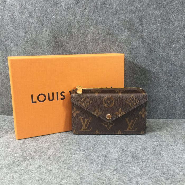 Louis Vuitton LV 老花字紋 新款 晶片款 RECTO VERSO 卡片套/鑰匙零錢包-5