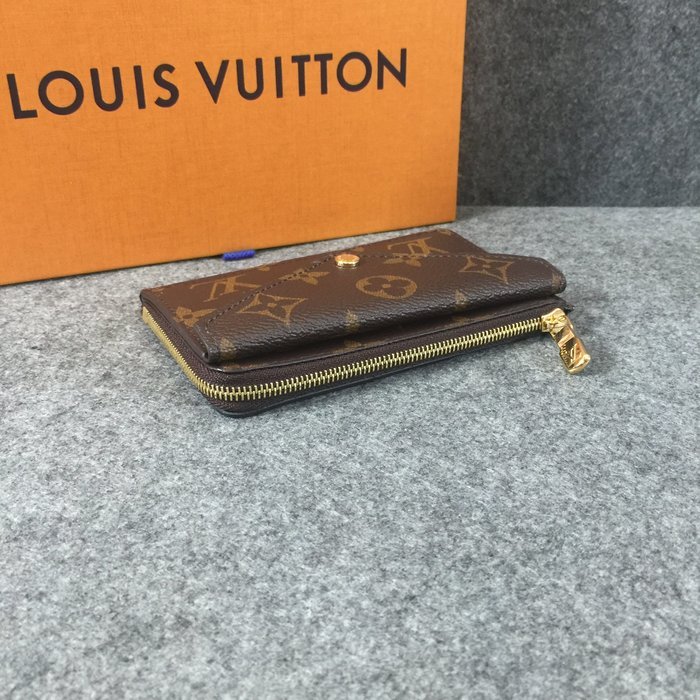 Louis Vuitton LV 老花字紋 新款 晶片款 RECTO VERSO 卡片套/鑰匙零錢包-7