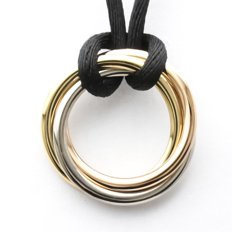 【日本直送】CARTIER Trinity De Cartier 項鍊 玫瑰金 白金 黃金 BF553364-0