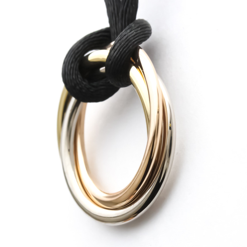 【日本直送】CARTIER Trinity De Cartier 項鍊 玫瑰金 白金 黃金 BF553364-1