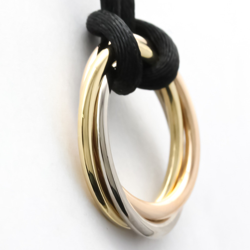 【日本直送】CARTIER Trinity De Cartier 項鍊 玫瑰金 白金 黃金 BF553364-2