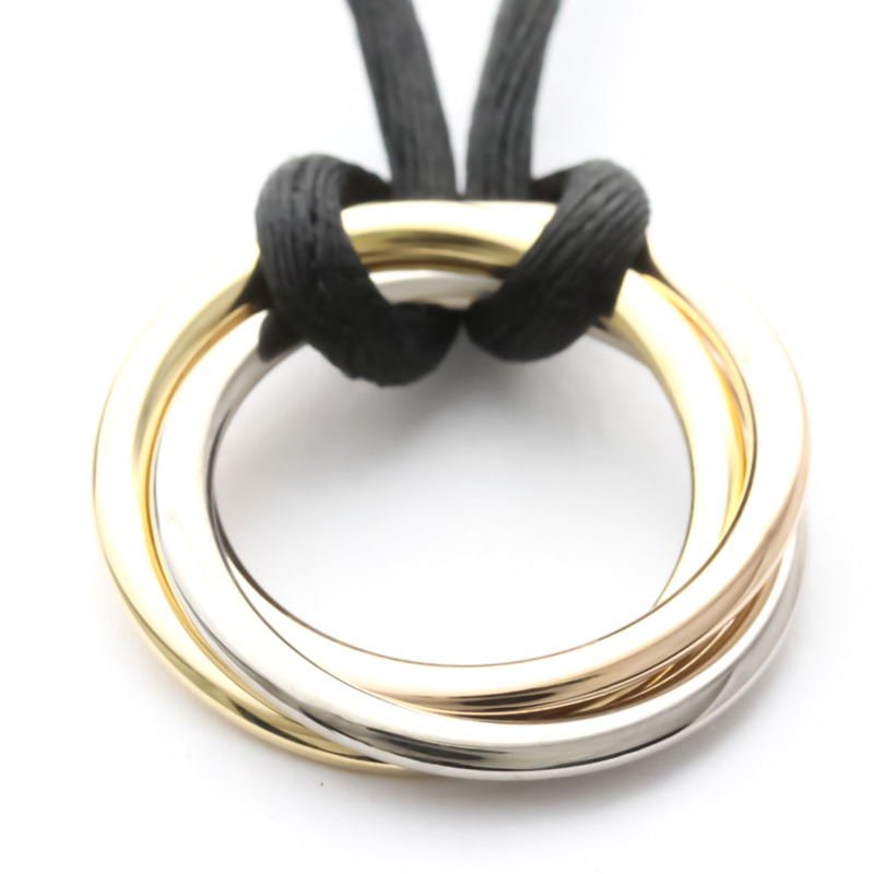 【日本直送】CARTIER Trinity De Cartier 項鍊 玫瑰金 白金 黃金 BF553364-3