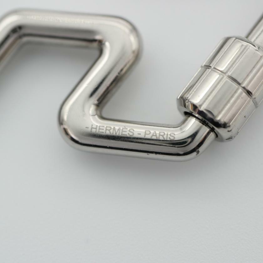【日本直送】中古HERMES 9成新 H Too Speed 鑰匙環 銀色-2