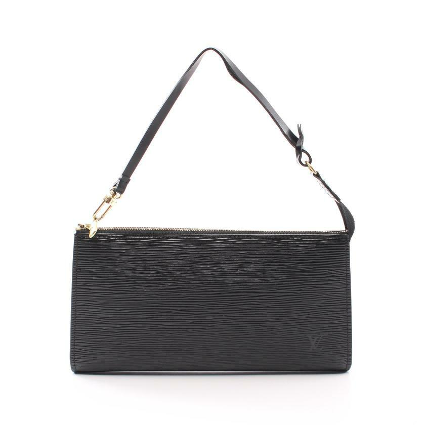 【日本直送】中古LOUIS VUITTON 9成新 PochetteAccessoires水波紋手提包-0