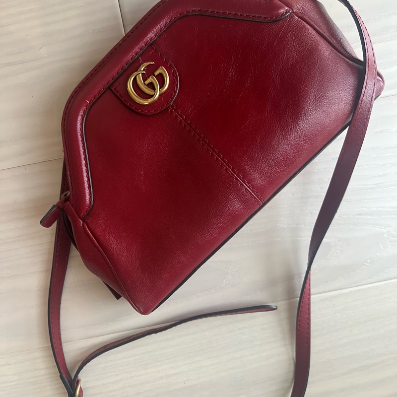 Gucci rebelle虎頭logo 肩背包-3