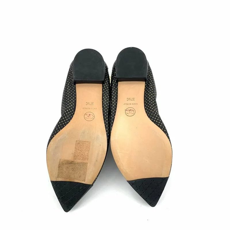 CHANEL 尖頭芭蕾平底鞋-10