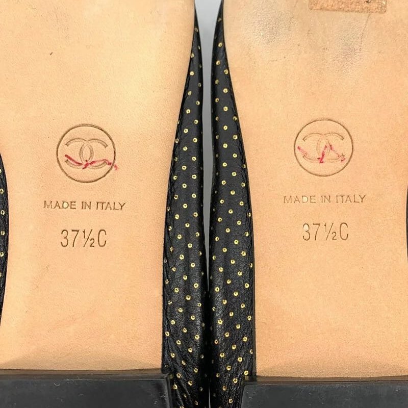 CHANEL 尖頭芭蕾平底鞋-11