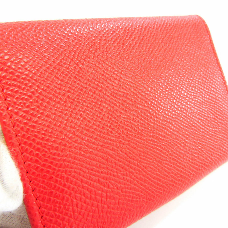 【日本直送】Bvlgari Bvlgari Bvlgari 30420 皮革名片夾 紅色-4