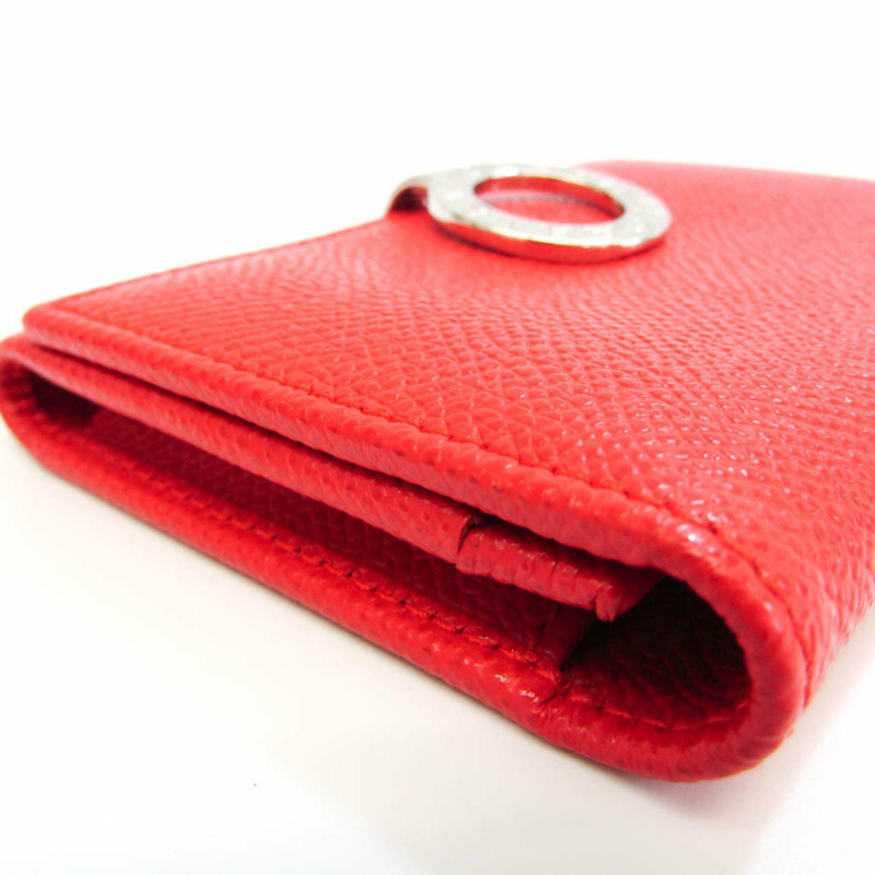 【日本直送】Bvlgari Bvlgari Bvlgari 30420 皮革名片夾 紅色-5