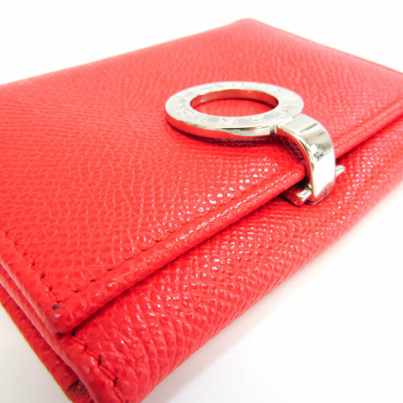 【日本直送】Bvlgari Bvlgari Bvlgari 30420 皮革名片夾 紅色-6