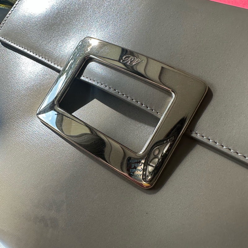 RV 米色氣質手提包 附背帶-3