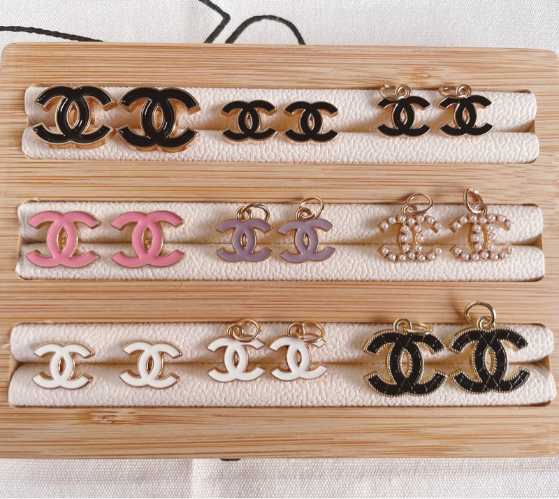 Vintage Chanel正品鈕釦改製飾品-10