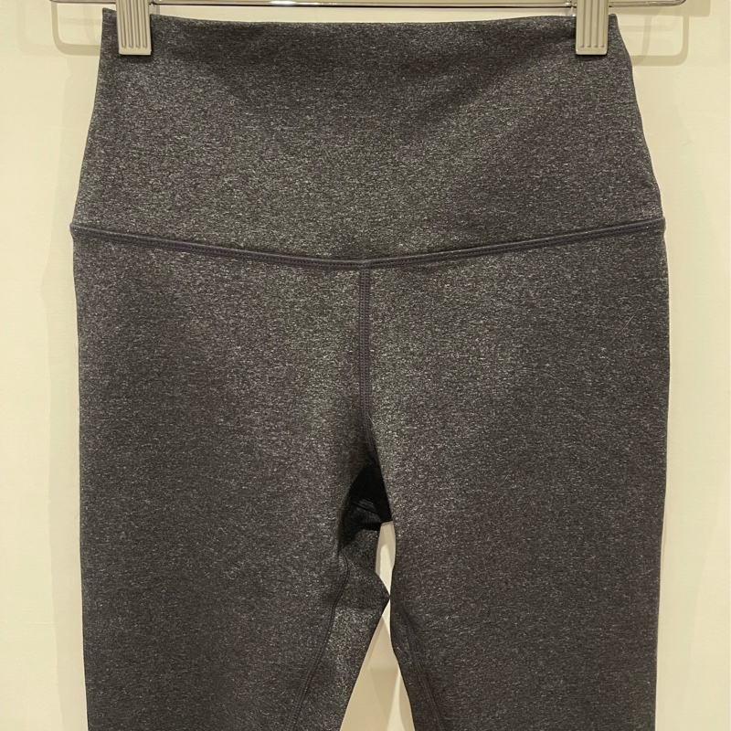 ［二手衣物］VC style運動長褲高腰九分超彈棉感純色 solid color- 礦石黑VCstyle 3615108-10