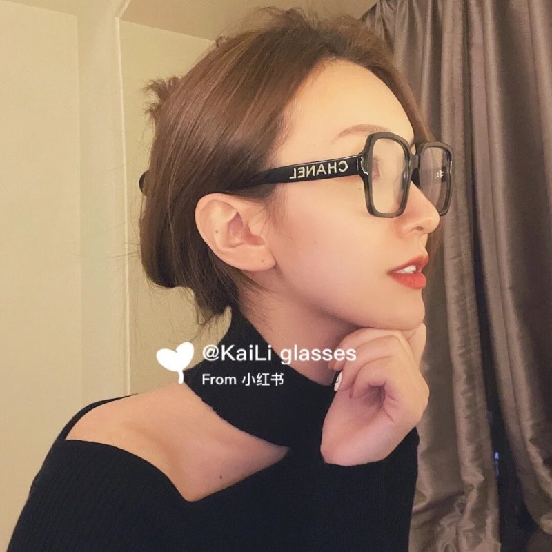 【預購】麗睛眼鏡Chanel香奈兒眼鏡-CH5408(金色字母)光學眼鏡/歐陽娜娜同款/香奈兒眼鏡/小香眼鏡-3