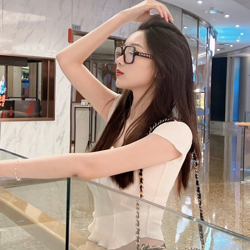 【預購】麗睛眼鏡Chanel香奈兒眼鏡-CH5408(金色字母)光學眼鏡/歐陽娜娜同款/香奈兒眼鏡/小香眼鏡-12