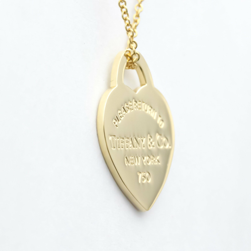 【日本直送】TIFFANY Return To 蒂芙尼心形吊墜 18K 黃金項鍊 BF551379-2