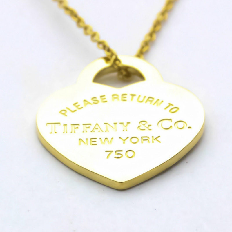 【日本直送】TIFFANY Return To 蒂芙尼心形吊墜 18K 黃金項鍊 BF551379-3