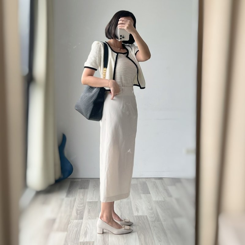 瑞士 BALLY 黑色羊皮衍縫LOGO金鍊肩背包-Vintage-古董包-9