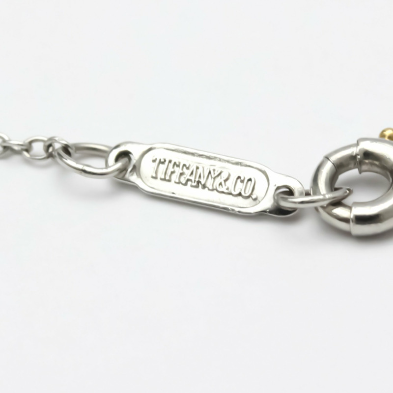 【日本直送】蒂芙尼小十字架鑽石項鍊鉑金鑲鑽男士女士時尚吊墜項鍊(銀色)-6