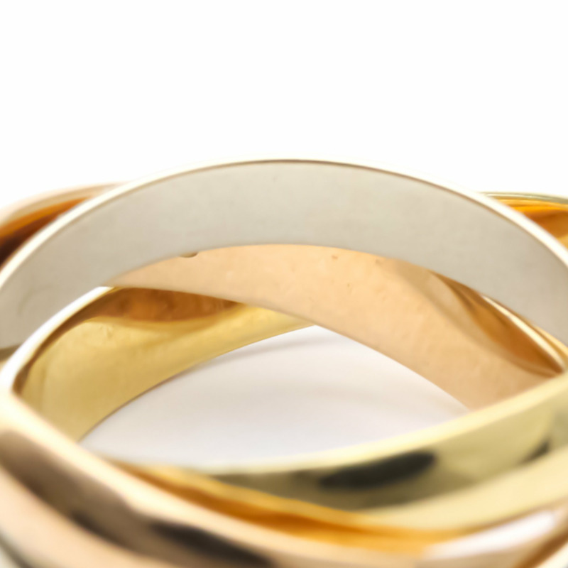 【日本直送】卡地亞 Trinity 玫瑰金 (18K)、白金 (18K)、黃金 (18K) 時尚戒指金-6