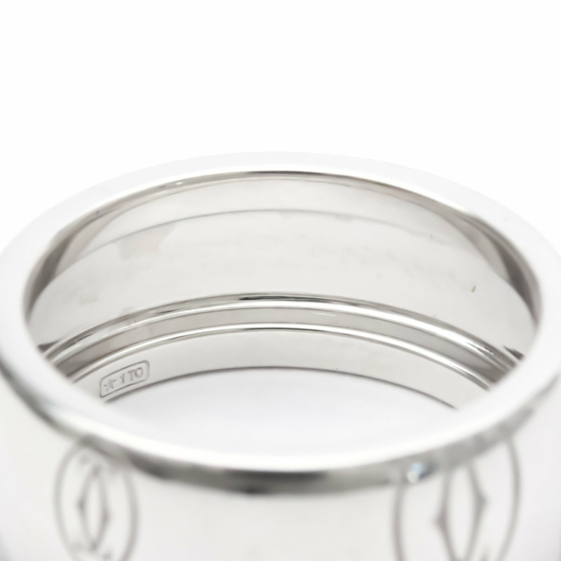 【日本直送】卡地亞生日快樂戒指 LM 白金（18K）時尚無寶石戒指銀-4