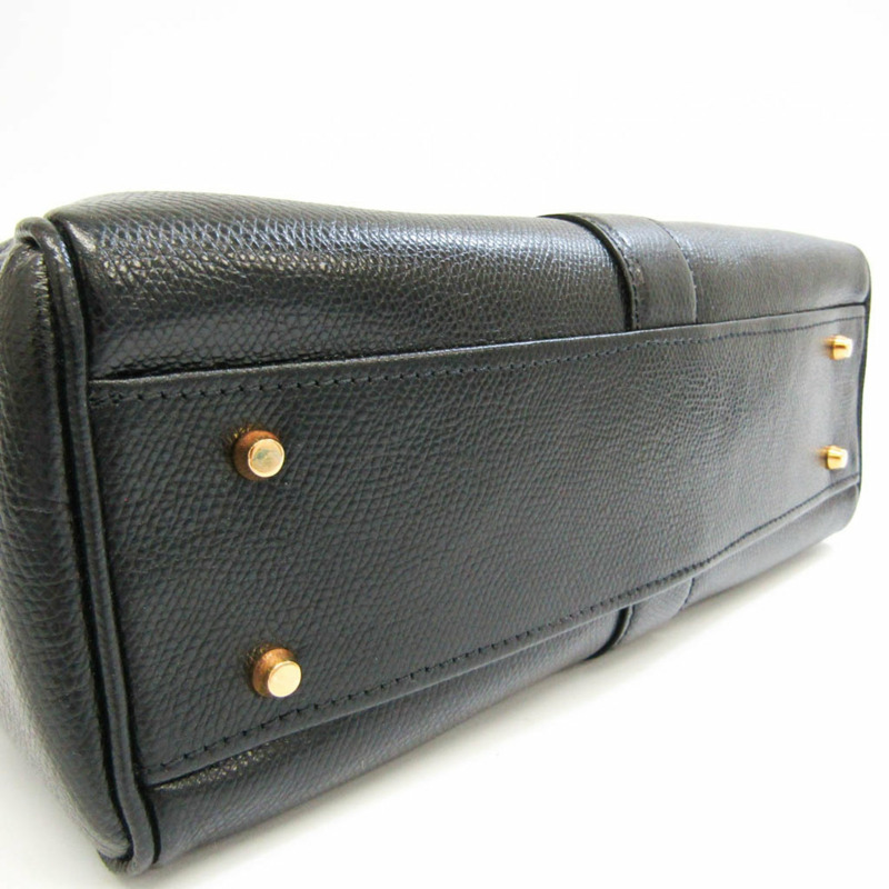 【日本直送】Morabito 女士皮革單肩包黑色-4