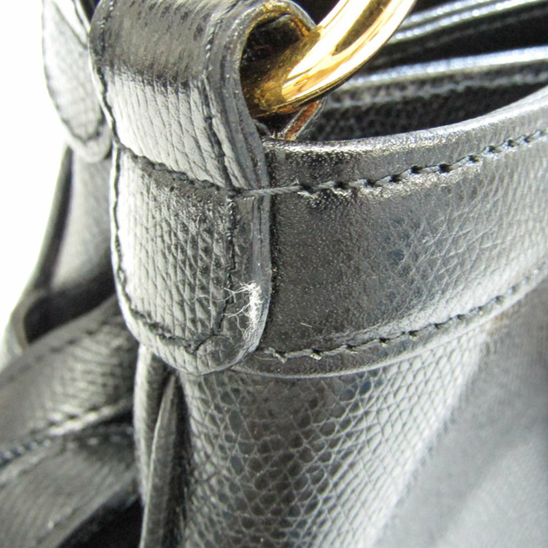 【日本直送】Morabito 女士皮革單肩包黑色-6