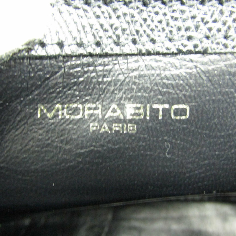 【日本直送】Morabito 女士皮革單肩包黑色-10