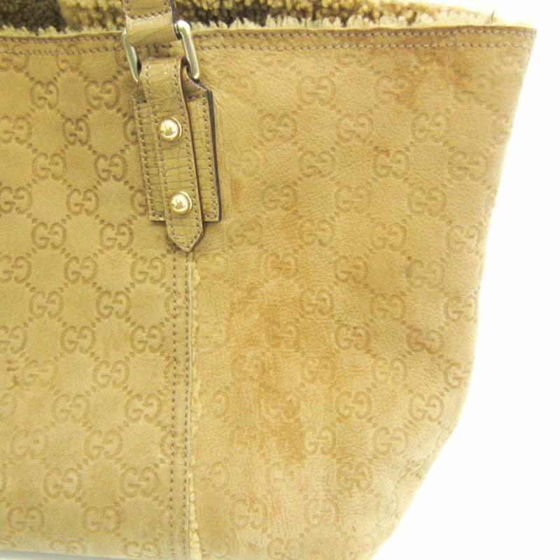 【日本直送】Gucci GG 圖案 139260 女式皮革皮革手提包棕色-7