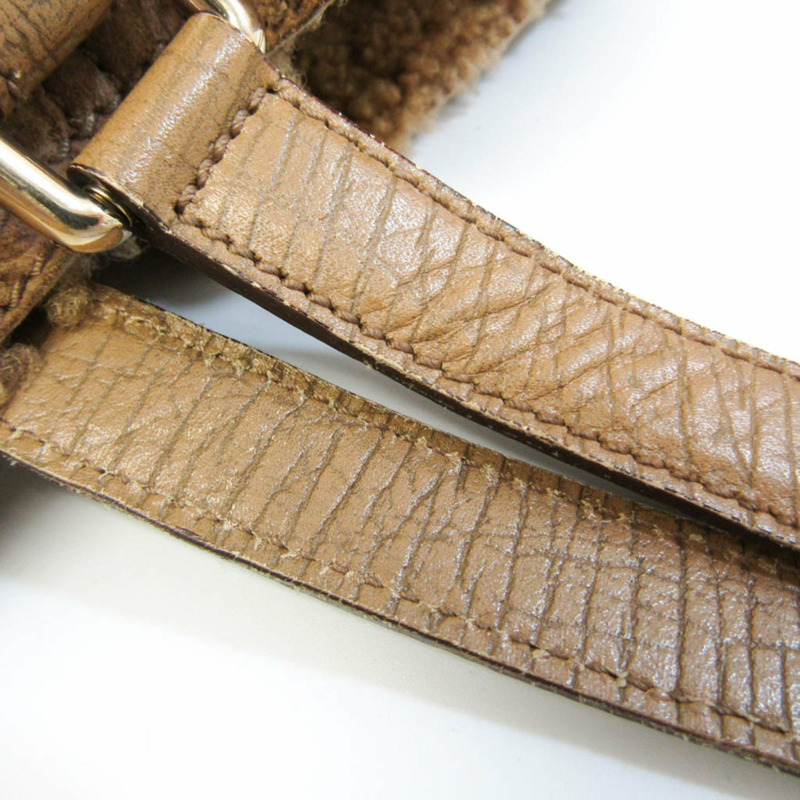 【日本直送】Gucci GG 圖案 139260 女式皮革皮革手提包棕色-9