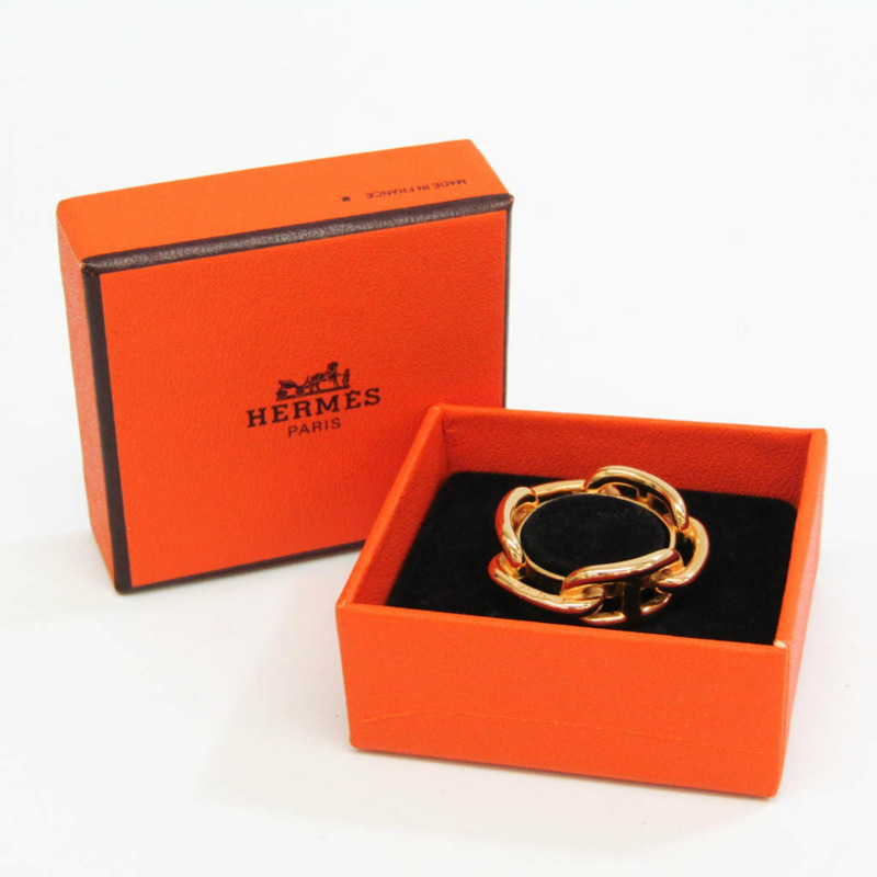 【日本直送】Hermes 金屬圍巾戒指 Gold Lugate Shane Dunkle-6