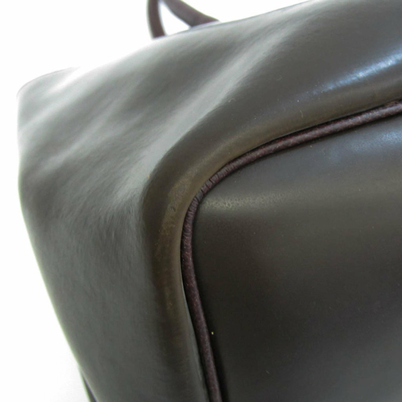 【日本直送】Hermes Garden Garden Party 女裝，男裝 Amazonia 托特包深棕色-5