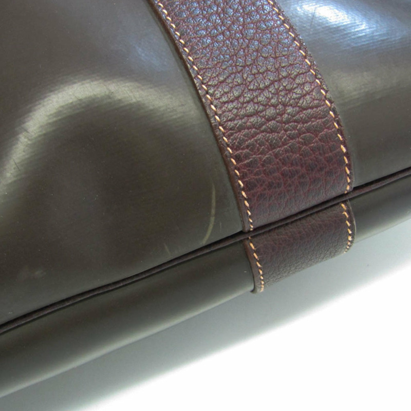 【日本直送】Hermes Garden Garden Party 女裝，男裝 Amazonia 托特包深棕色-7