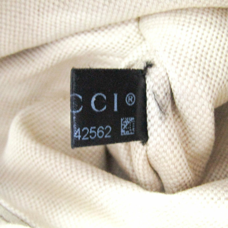 【日本直送】Gucci Sukey 232955 女士皮革，GG 帆布托特包米色，深棕色，粉色-12