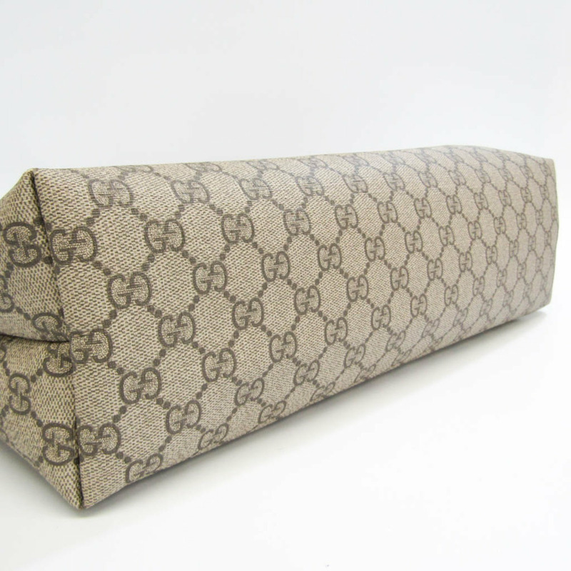 【日本直送】Gucci GG Plus Sherry 211134 女士、男士 PVC、皮革手提袋米色、棕色-5