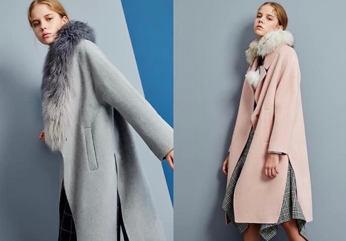 Moma 粉色羊毛🦙長版大衣40號/L號—九成新-0