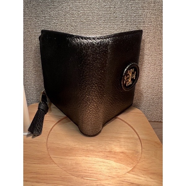 ✅現貨秒出🚚 💛Tory Burch 圓logo 牛皮短夾_黑-6