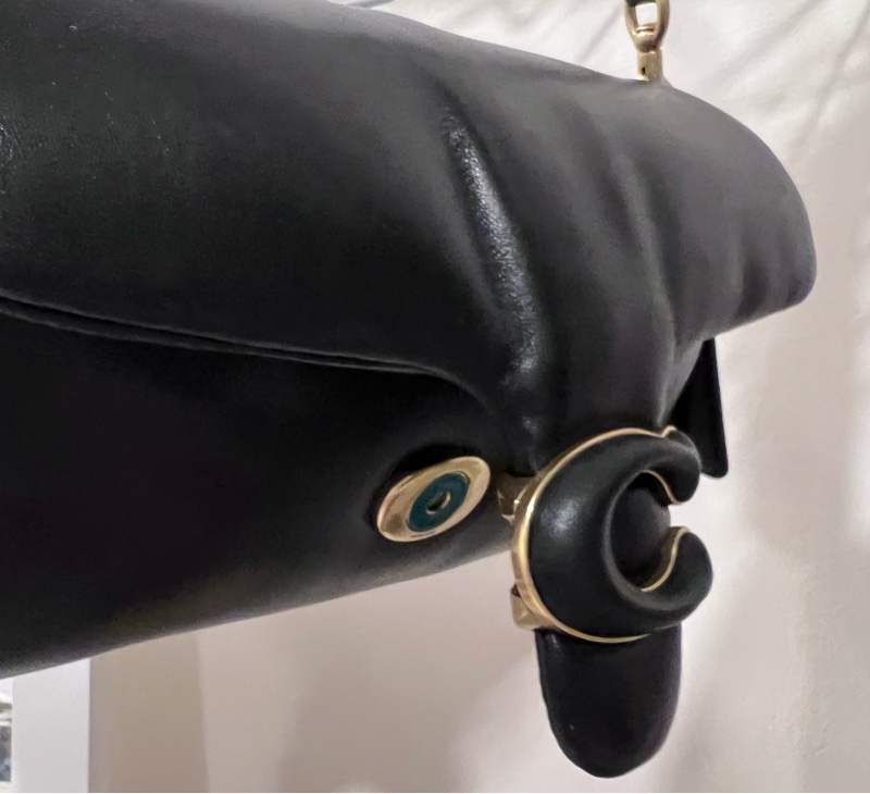 COACH PILLOW TABBY 26黑色大款 全新未撕膜 誠可議-1