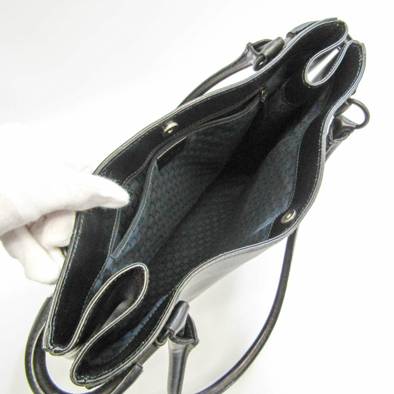 【日本直送】Gucci 101346 女士皮革手提包黑色-2