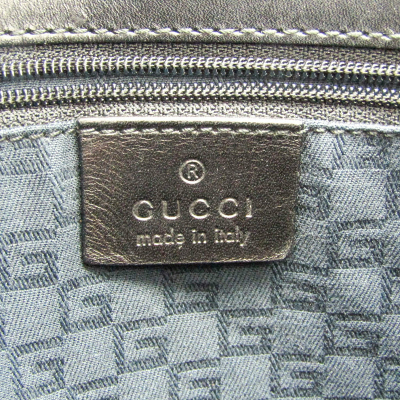 【日本直送】Gucci 101346 女士皮革手提包黑色-11