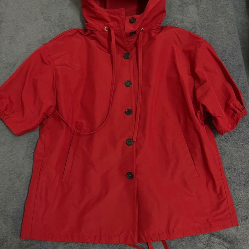 Prada  風衣外套 紅色-0