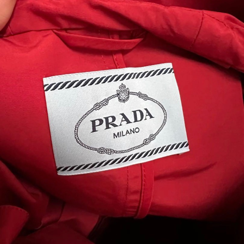 Prada  風衣外套 紅色-1