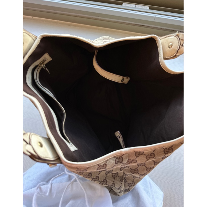 GUCCI 老花經典肩背包-3