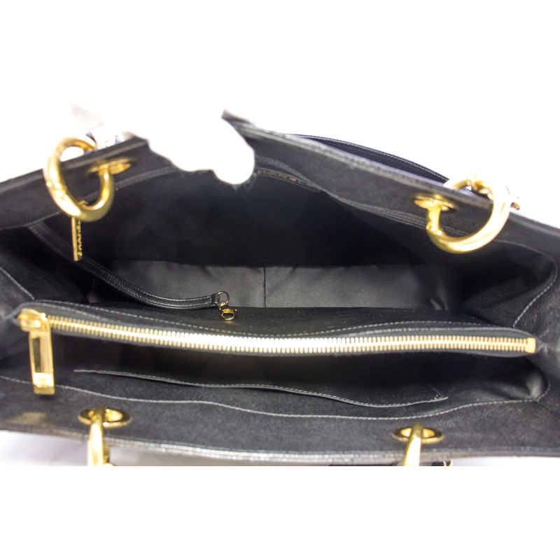 【日本直送】CHANEL Caviar GST 13" Grand Shopping Tote 鏈單肩包黑色-10