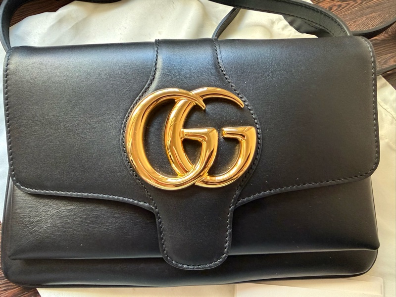 Gucci Arli系列 黑色 小款 肩背/斜背包 550129-1