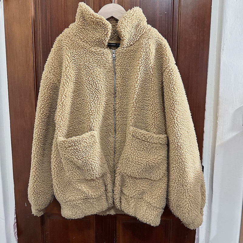 泰迪熊🧸羔羊毛毛外套!冬天必備,蓬鬆、慵懶、小性感!-1