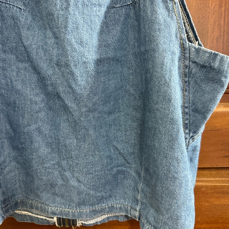 性感短版露肩牛仔背心🤠極簡風格、日常穿搭、約會穿搭！-3